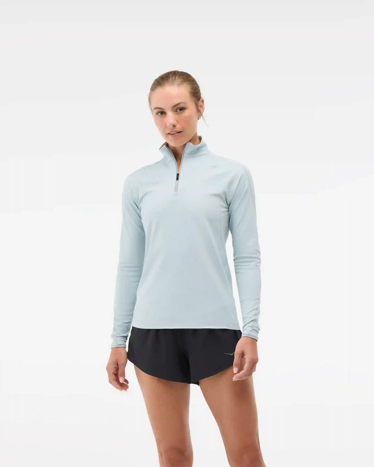 GlideTech Quarter Zip:Mineral Blue:XS