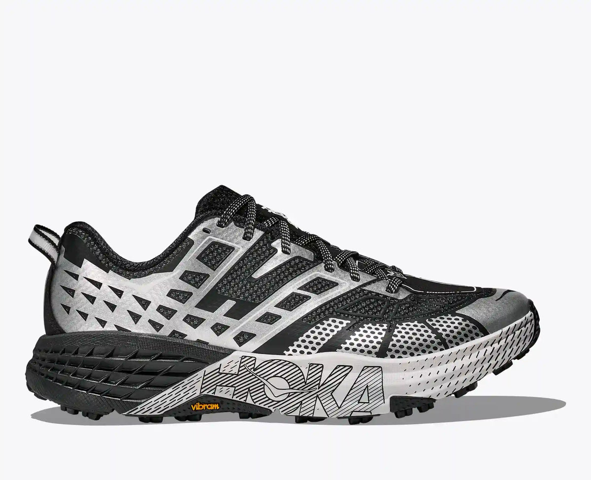 Stealth/Tech Speedgoat 2:Morning Dew / Cliff Grey:M4/W5