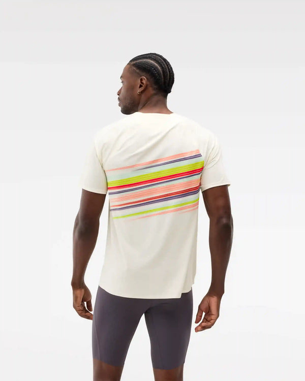 Race Day Short Sleeve:Hoka Citrus Prt:XS
