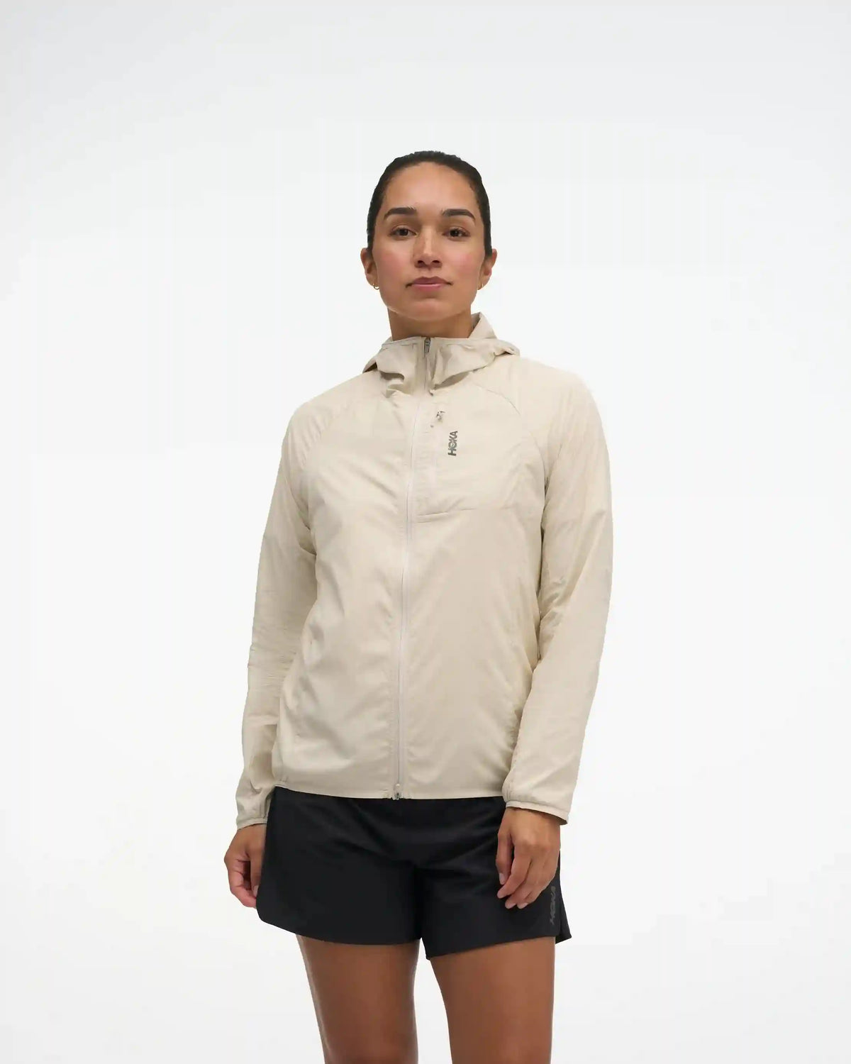 SkyFlow Wind Jacket:Oat Milk:XS