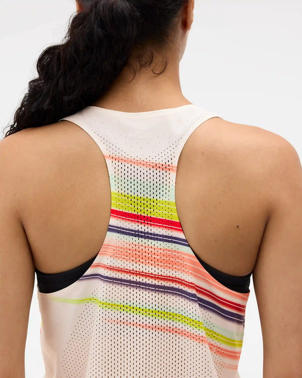Race Day Singlet:Hoka Citrust Prt:XS