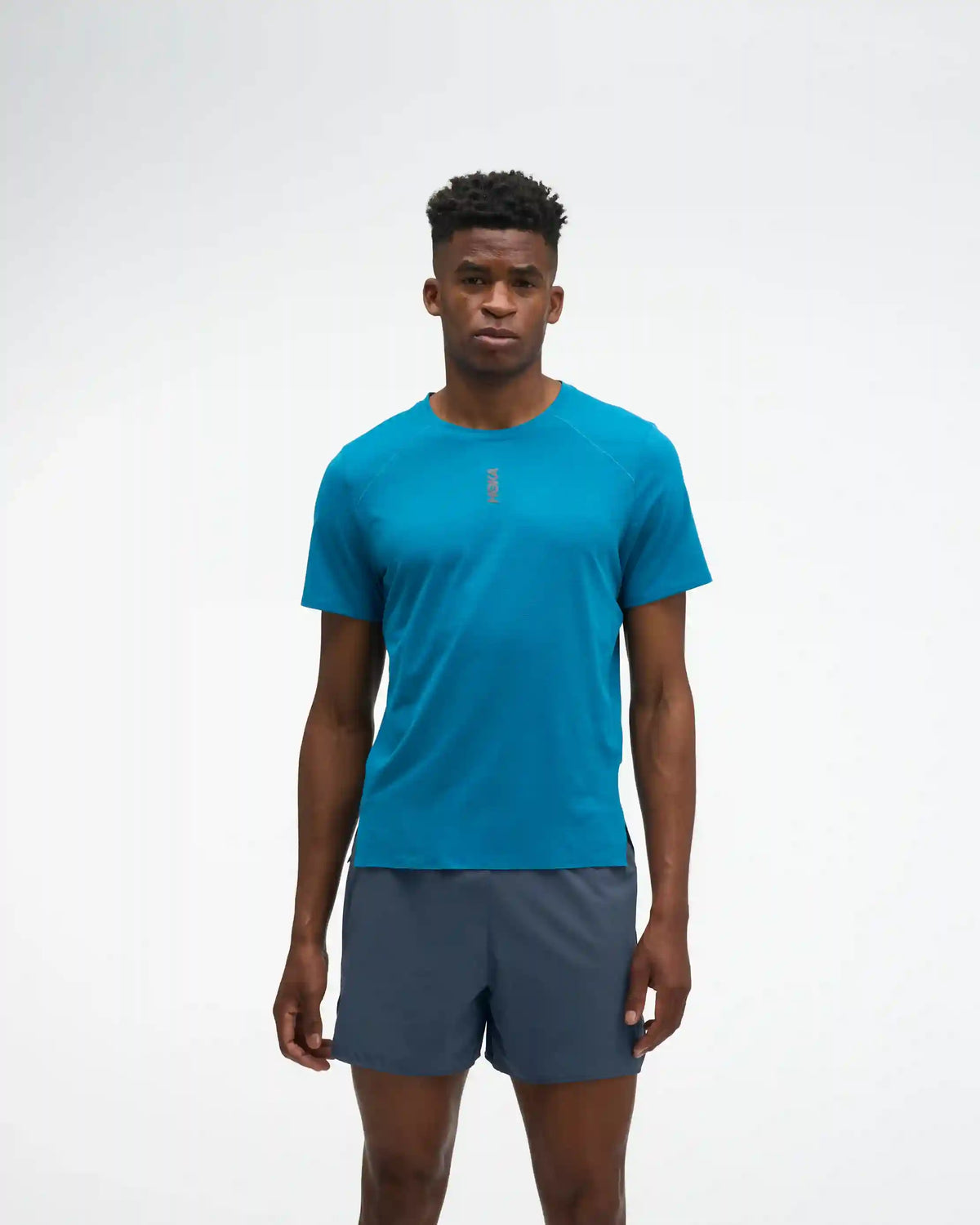 EveryRun Short Sleeve:Varsity Navy / Gold:XS