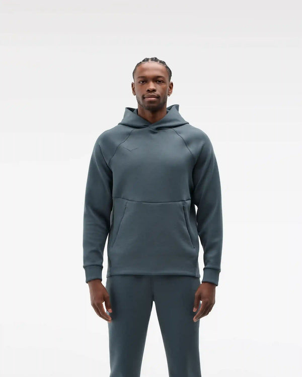 Essential Recovery Hoodie:Washed Blue:XS