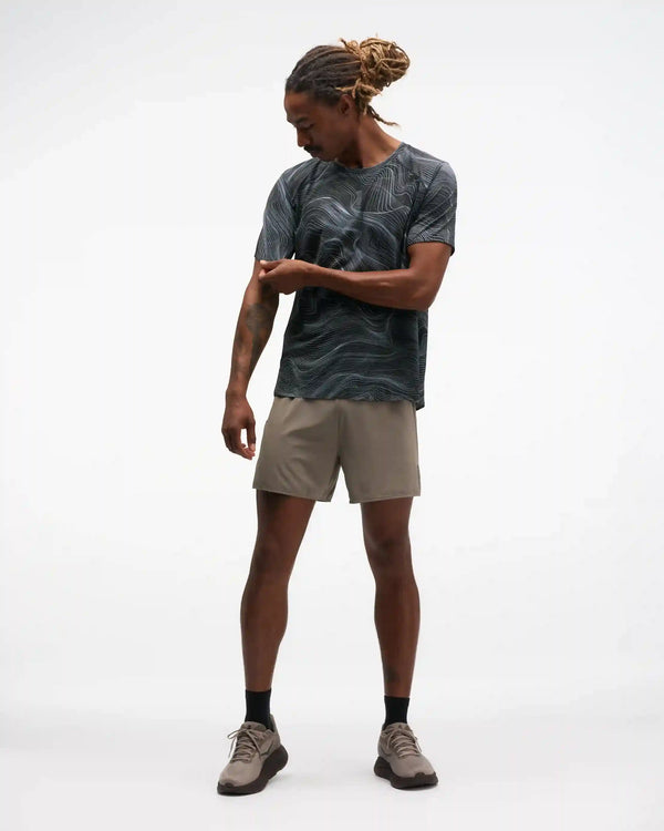 EveryRun Short Sleeve:Varsity Navy / Gold:XS