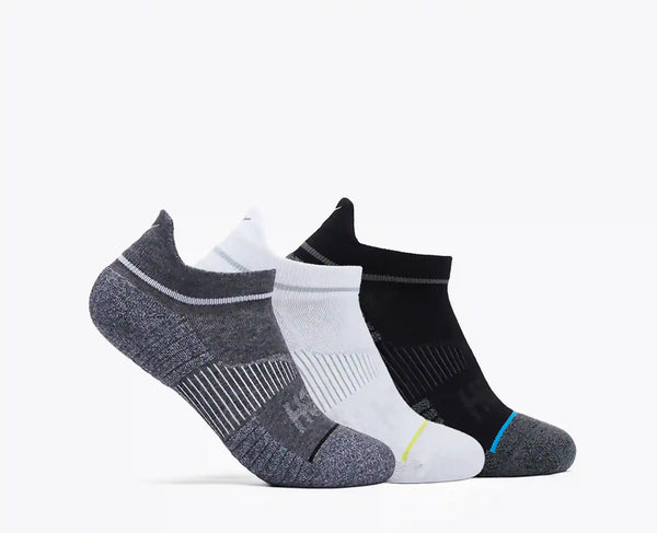 No-Show Run Sock 3-Pack:Egg Yolk / Cerise / Virtual Violet:S
