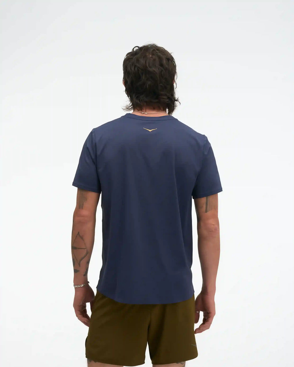 EveryRun Short Sleeve:Varsity Navy / Gold:XS