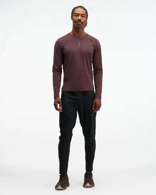 EveryRun Long Sleeve:Deep Mauve:XS