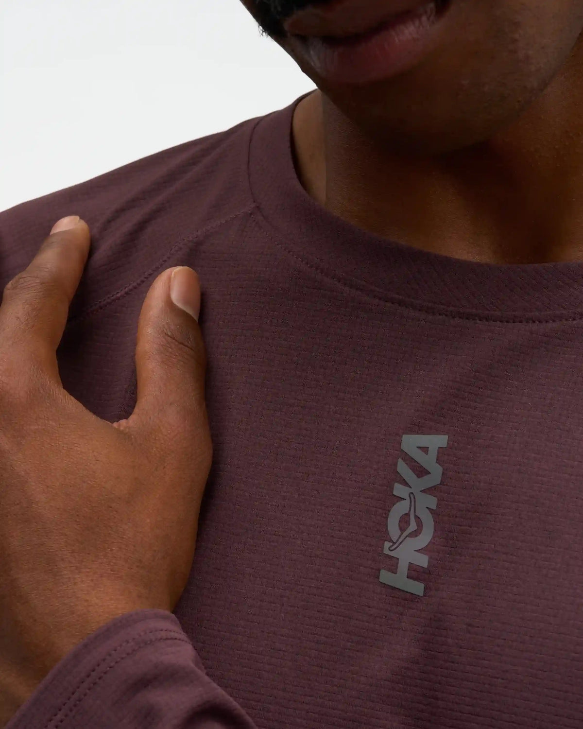 EveryRun Long Sleeve:Deep Mauve:XS