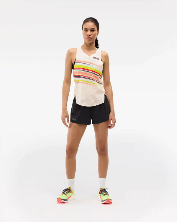 Race Day Singlet:Hoka Citrust Prt:XS