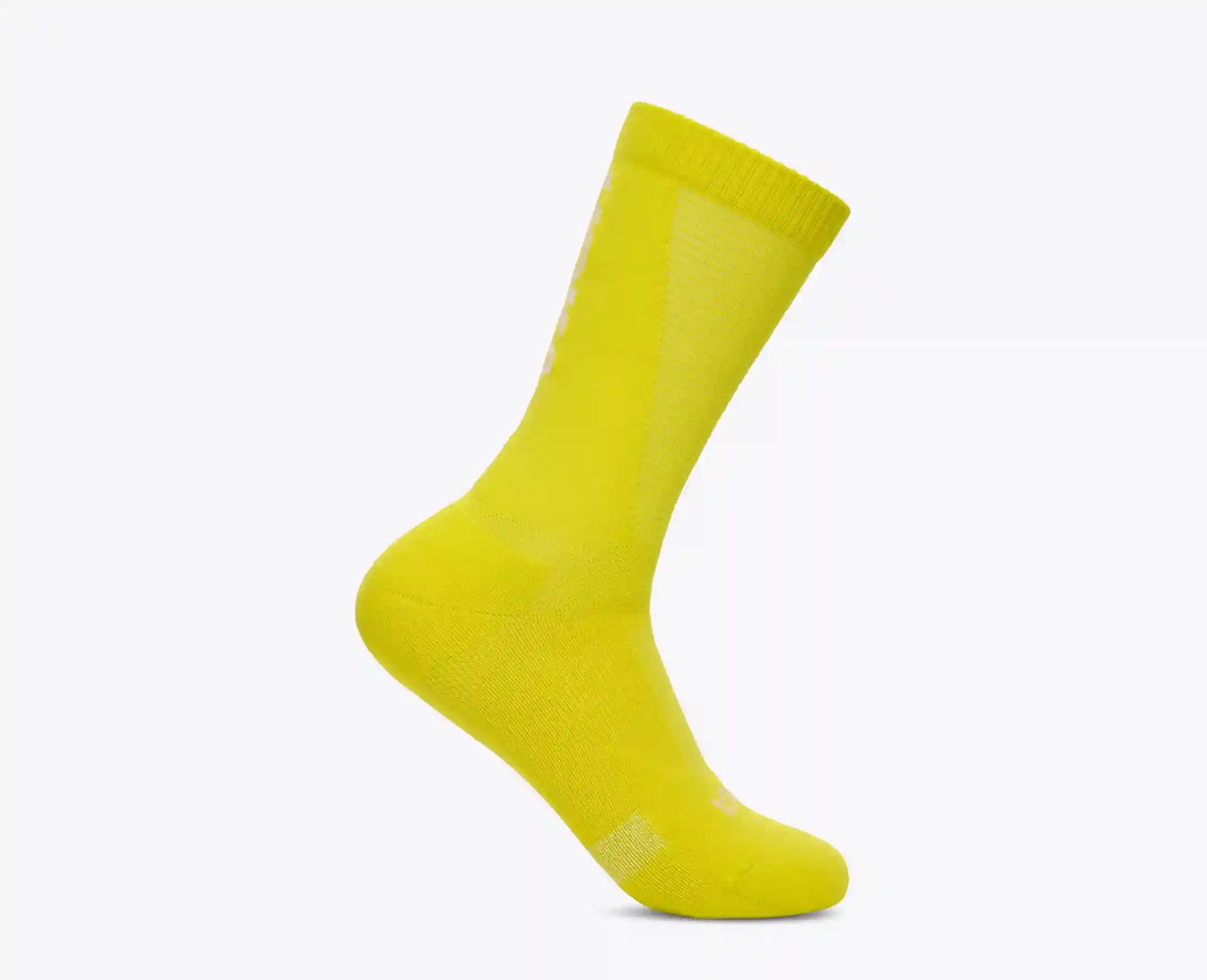 Race Day Crew Sock:Neon Yuzu:S