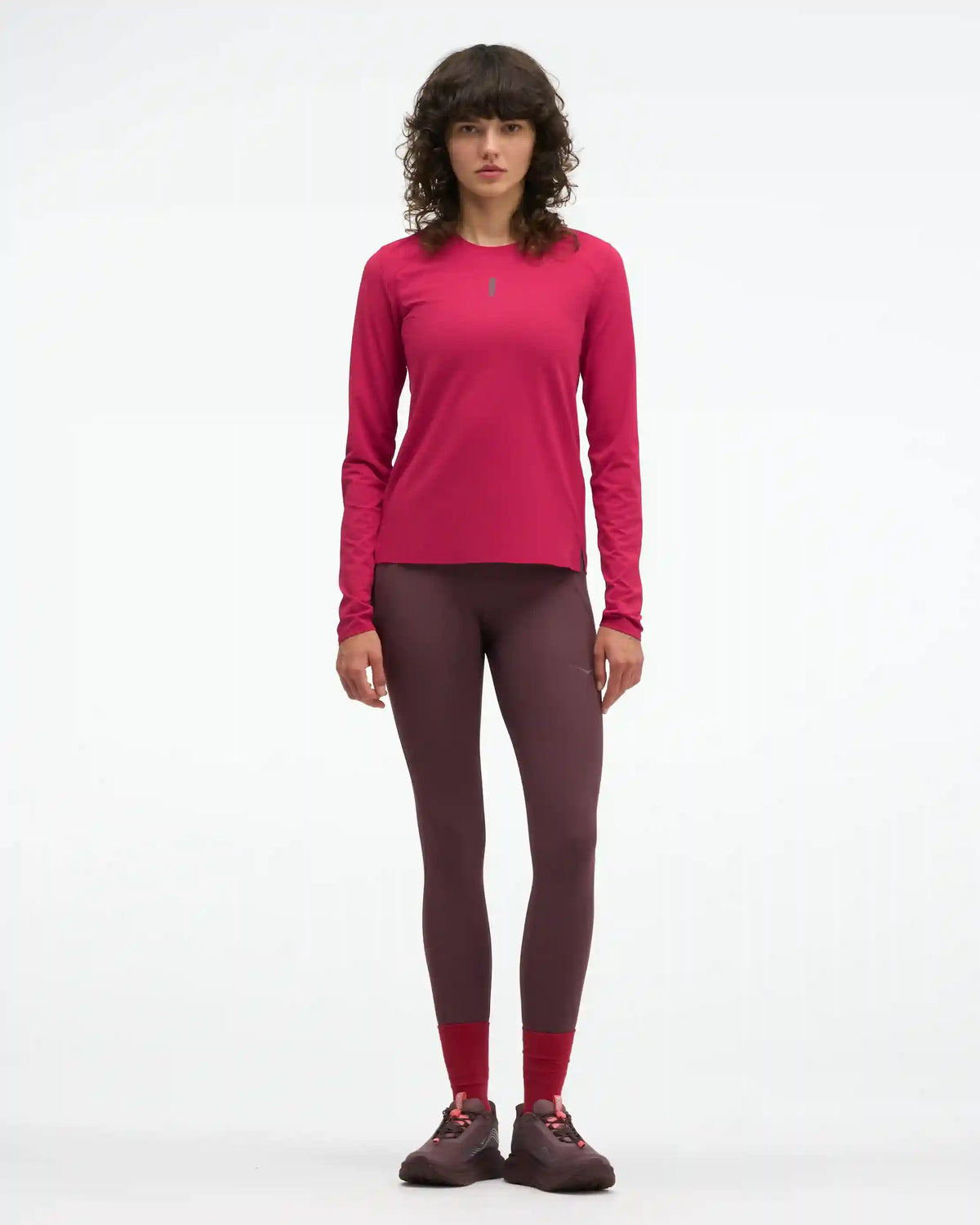 EveryRun Long Sleeve:Red Agate:XS