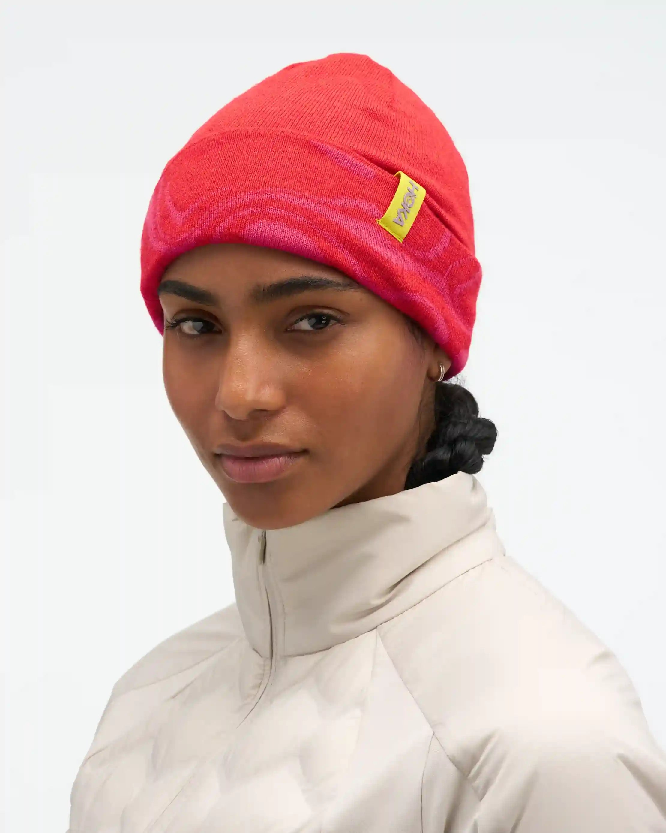 Winter Beanie:Cerise:O/S Secondary image