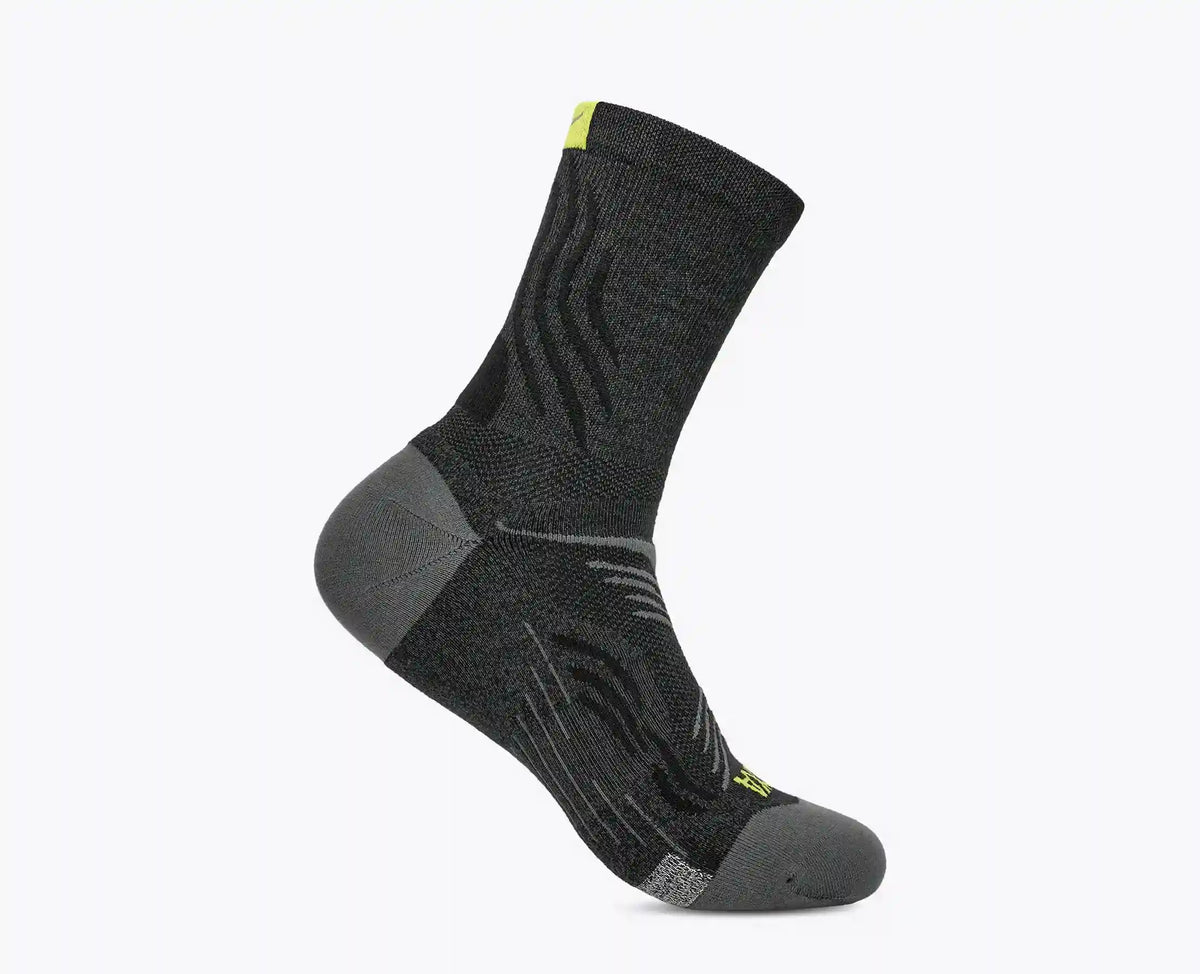 Bondi Quarter Run Sock:Black:S