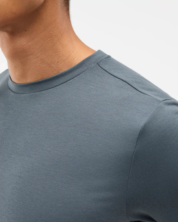 Hoka Essential Tee:Faded Navy:XS