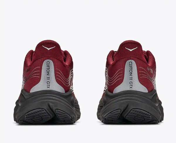 Clifton 11 GTX:Varsity Burgundy / Carbon Black:7:Regular