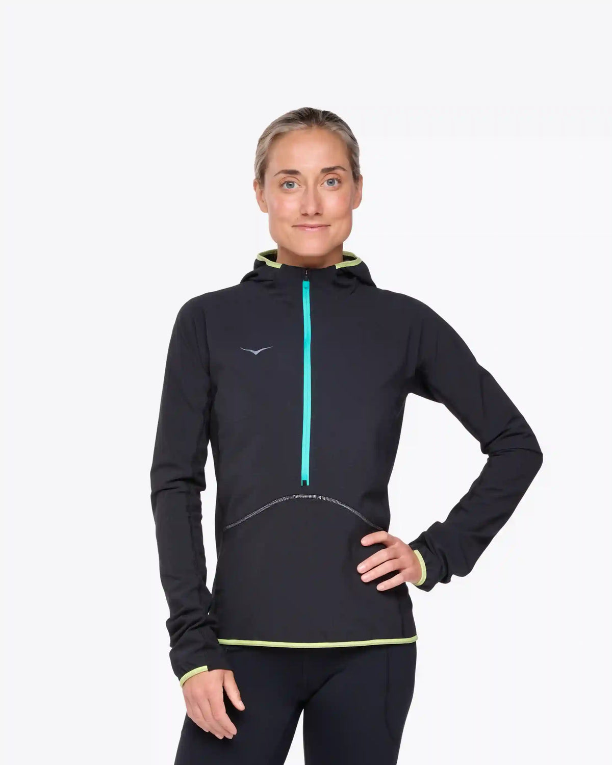 SkyGlow Half-Zip:Black:XS Main image